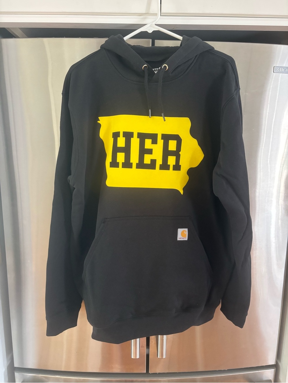 Adult Unisex Barstool Sports/Caitlin Clark Carhartt “HER” Black Hoodie